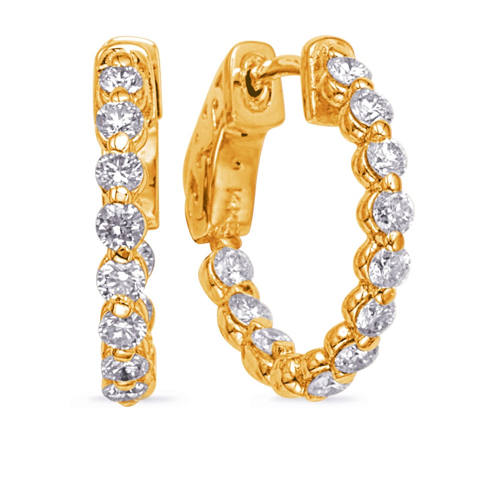 Securehinge Share Prong Earring .75 inch