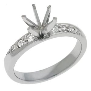 White Gold Engagement Ring