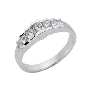 White Gold Matching Band