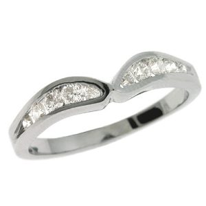 White Gold Matching Band