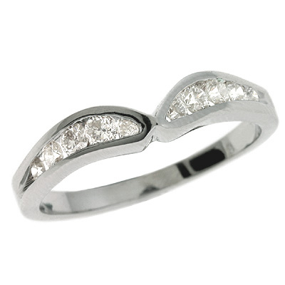 White Gold Matching Band
