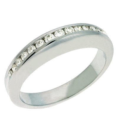 White Gold Matching Band