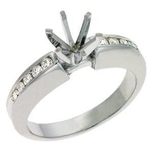 White Gold Engagement Ring