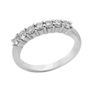 White Gold Diamond Band