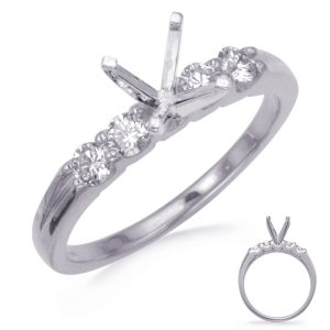 White Gold Engagement Ring