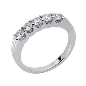 White Gold Diamond Band