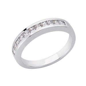 White Gold Matching Band