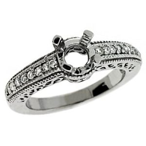 White Gold Engagement Ring
