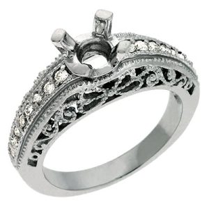 White Gold Engagement Ring