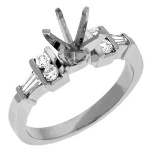 White Gold Engagement Ring