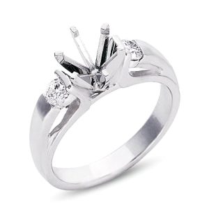 White Gold Engagement Ring