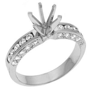 White Gold Engagement Ring