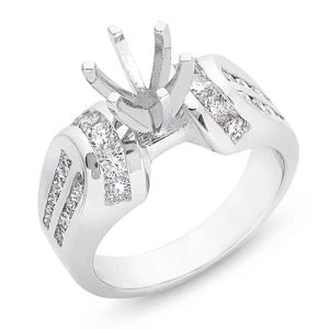 White Gold Engagement Ring