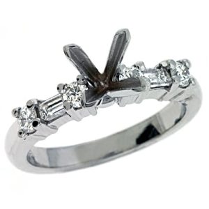 White Gold Engagement Ring