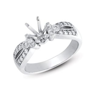 White Gold Engagement Ring