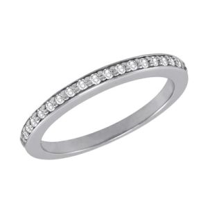 White Gold Matching Band
