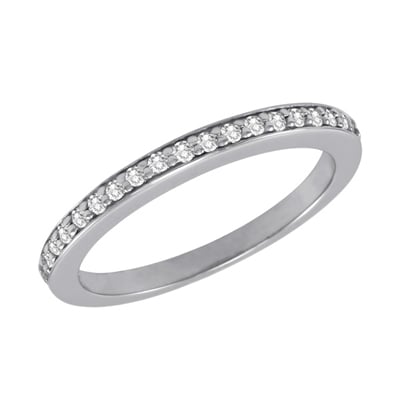 White Gold Matching Band