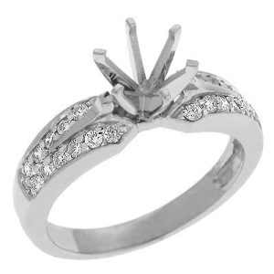 White Gold Engagement Ring