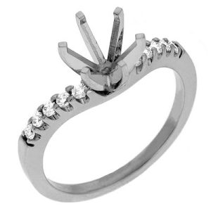 White Gold Engagement Ring