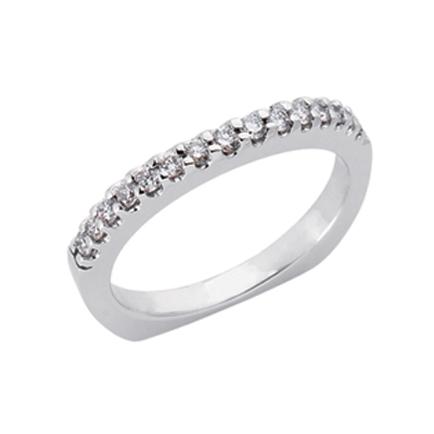 White Gold Matching Band