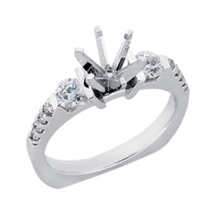 White Gold Engagement Ring