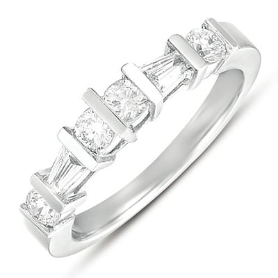White Gold Diamond Band