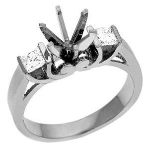 White Gold Engagement Ring
