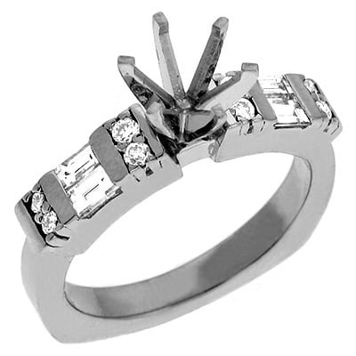 White Gold Engagement Ring