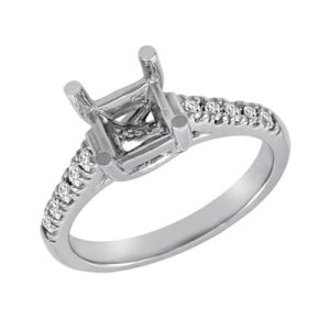White Gold Engagement Ring