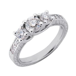 White Gold Engagement Ring