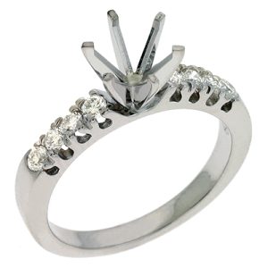 White Gold Engagement Ring