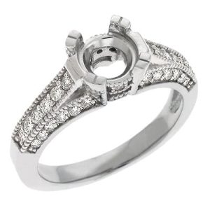 White Gold Engagement Ring