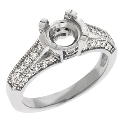 White Gold Engagement Ring