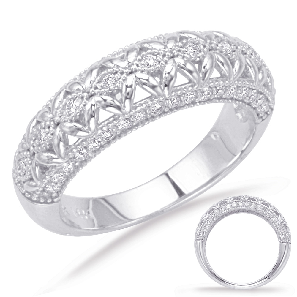 White Gold Matching Band