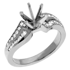 White Gold Engagement Ring