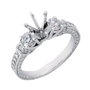White Gold Engagement Ring