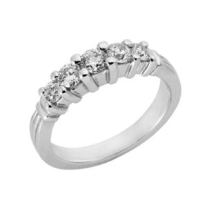 White Gold Matching Band