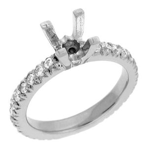 White Gold Engagement Ring