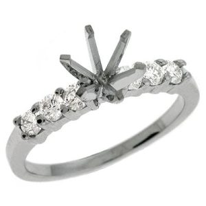 White Gold Engagement Ring