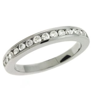 White Gold Matching Band