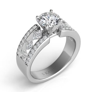 White Gold Engagement Ring