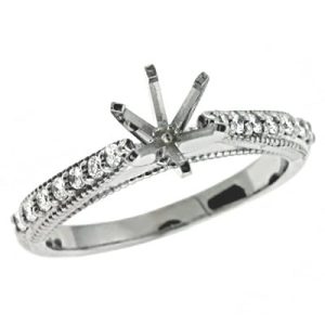 White Gold Engagement Ring