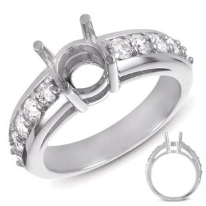 White Gold Engagement Ring