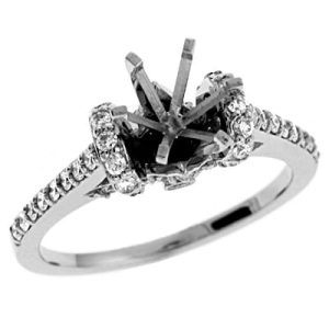 White Gold Engagement Ring