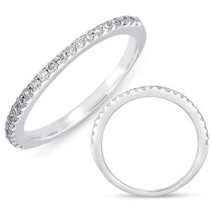 White Gold Matching Band