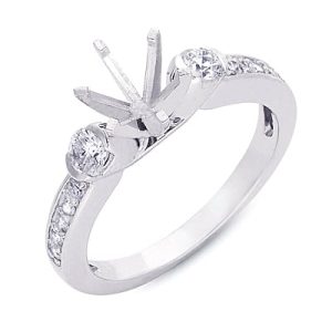 White Gold Engagement Ring