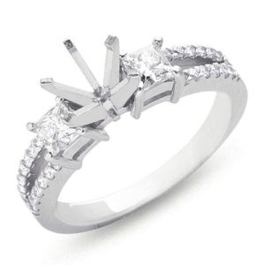 White Gold Engagement Ring