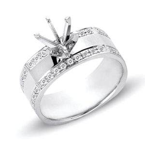 White Gold Engagement Ring