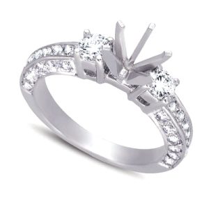 White Gold Engagement Ring