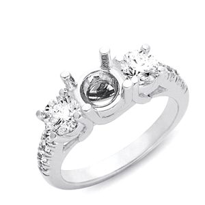 White Gold Engagement Ring